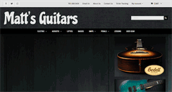 Desktop Screenshot of mattsguitars.com